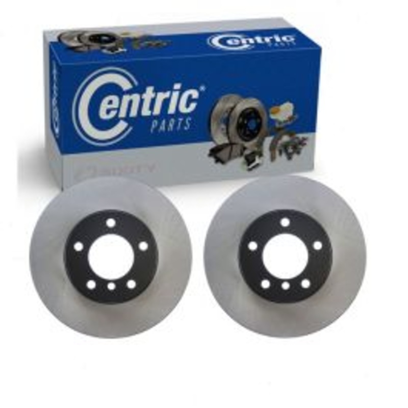 2 pc Centric Premium Front Disc Brake Rotors for 2016-2019 BMW 330i