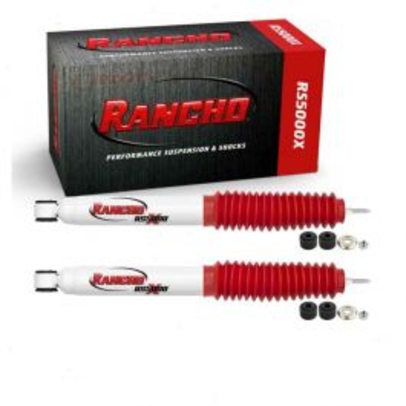 2 pc Rancho RS5000X Front Shock Absorbers for 2003-2010 Dodge Ram 3500