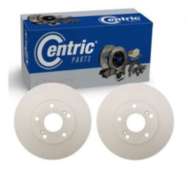 2 pc Centric GCX Front Disc Brake Rotors for 2006-2011 Acura CSX
