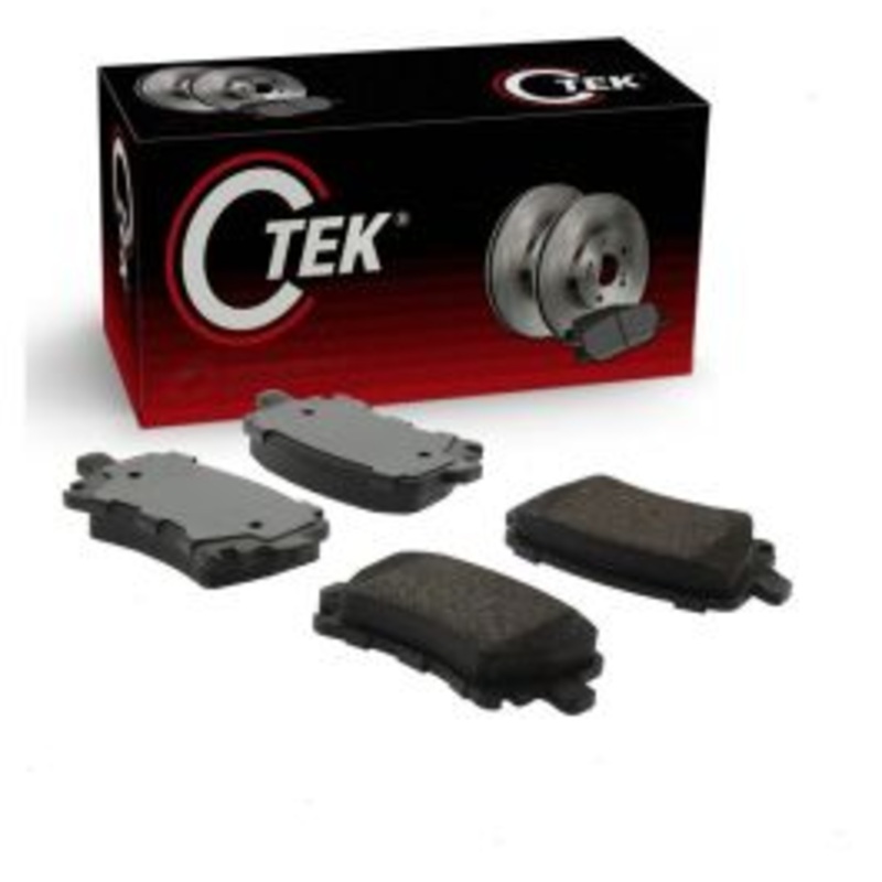 Centric CTEK Rear Disc Brake Pad Set for 2005-2009 Audi A4 Quattro 2.0L 3.2L L4 V6