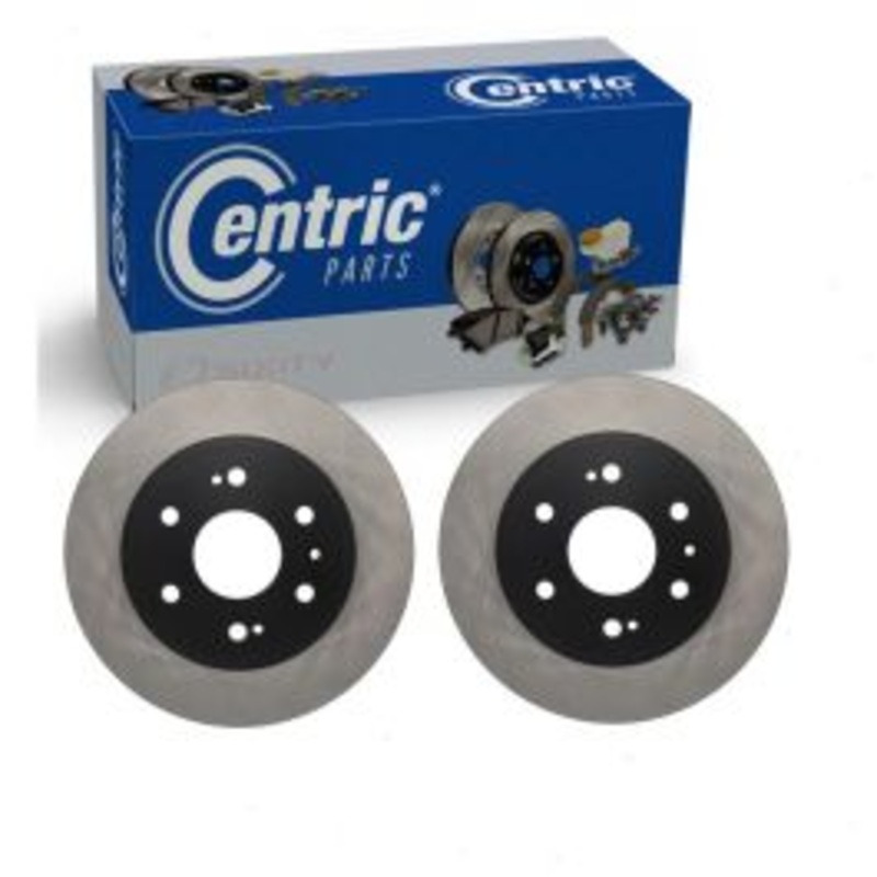 2 pc Centric Premium Front Disc Brake Rotors for 2009-2014 GMC Savana 1500