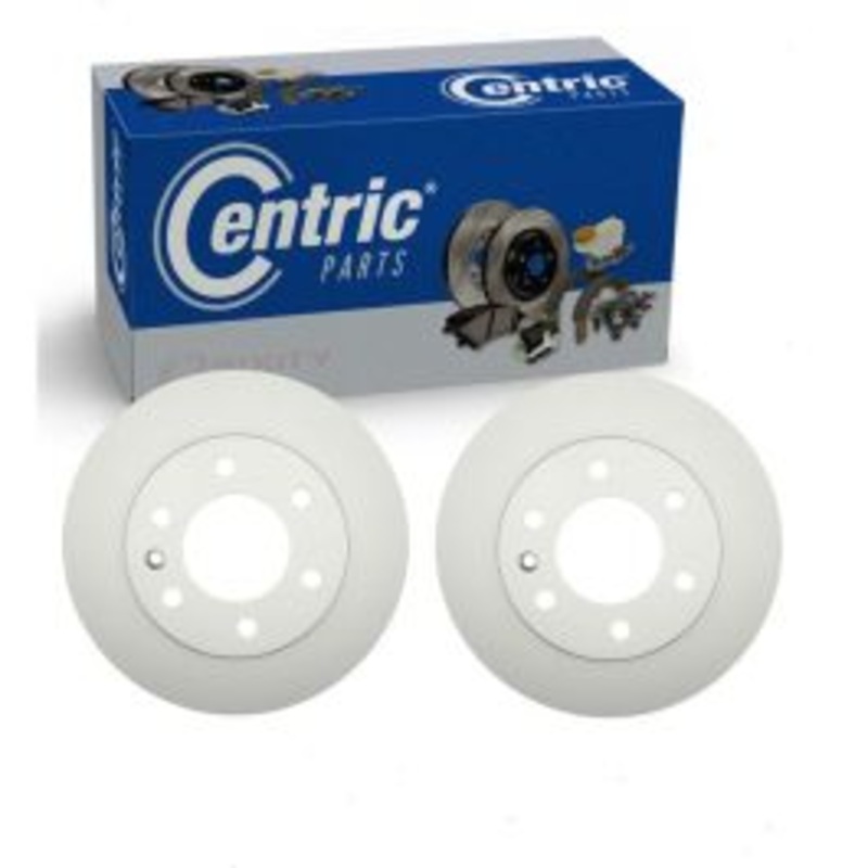 2 pc Centric GCX Front Disc Brake Rotors for 2007-2018 Freightliner Sprinter 3500