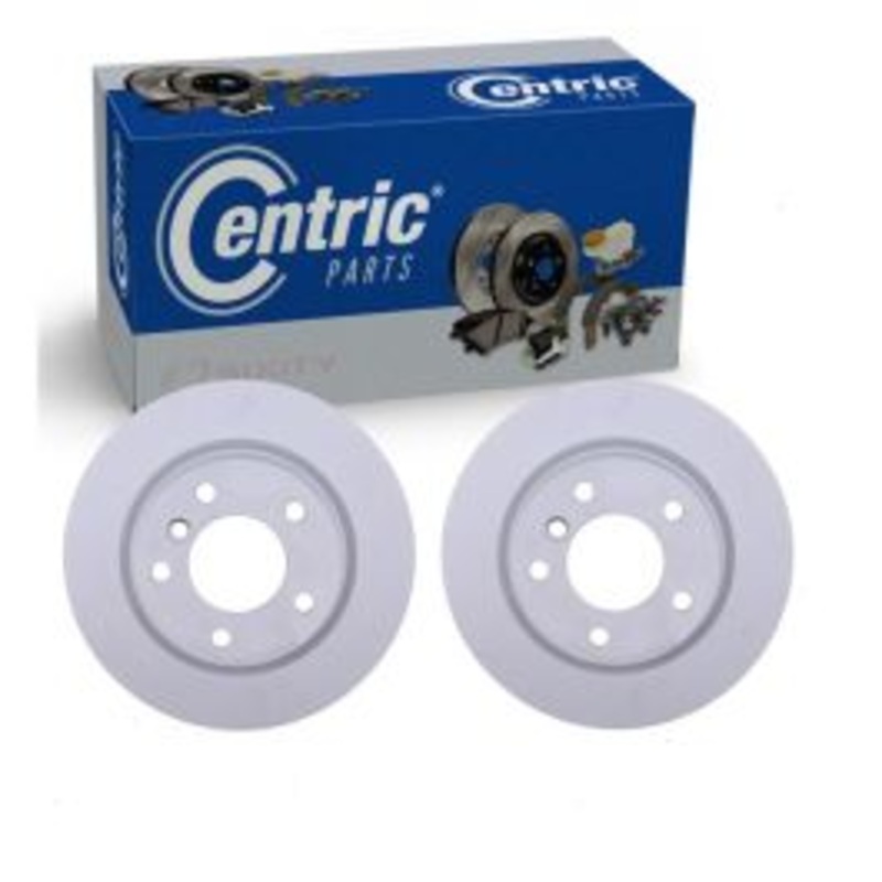 2 pc Centric GCX Rear Disc Brake Rotors for 2006-2011 BMW 323i