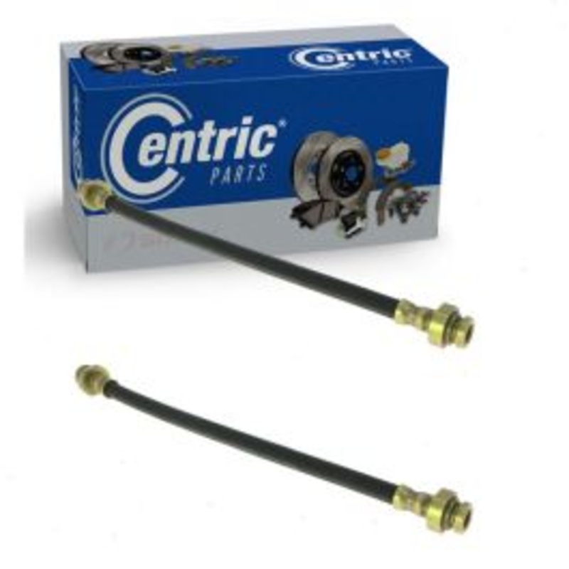 2 pc Centric Premium Rear Brake Hydraulic Hoses for 2014-2017 Nissan Note