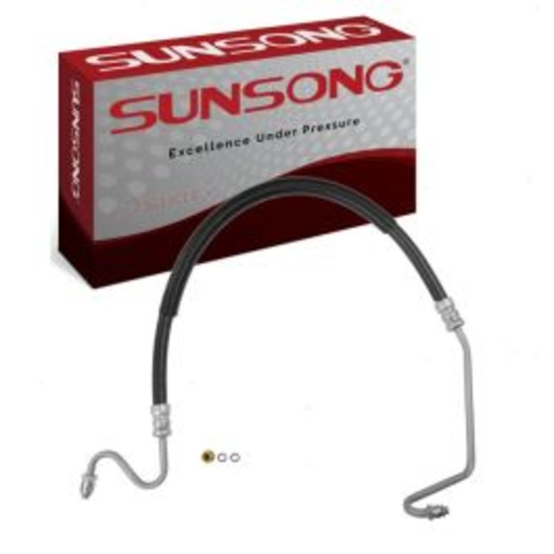 Sunsong Hydroboost To Gear Power Steering Pressure Line Hose for 1987-1988 Chevrolet R10 Suburban 5.0L 5.7L 6.2L V8