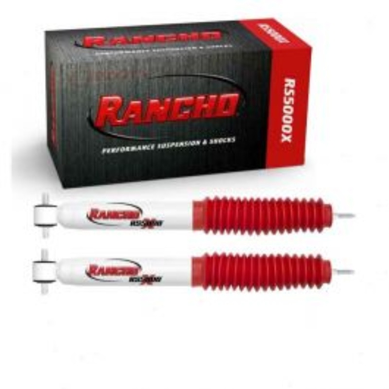 2 pc Rancho RS5000X Front Shock Absorbers for 1996-2000 Isuzu Hombre