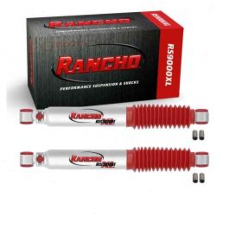 2 pc Rancho RS9000XL Rear Shock Absorbers for 1995-1998 Dodge B1500