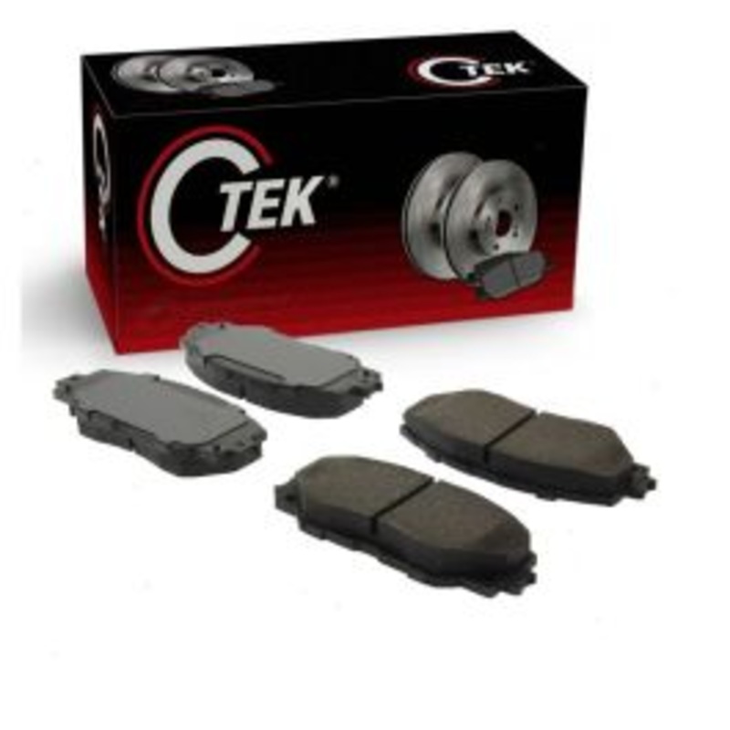 Centric CTEK Front Disc Brake Pad Set for 2009-2010 Pontiac Vibe 1.8L L4