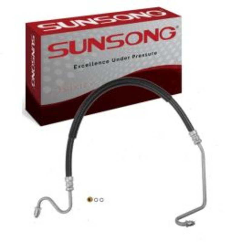Sunsong Hydroboost To Gear Power Steering Pressure Line Hose for 1987 Chevrolet V10 5.0L 5.7L 6.2L V8