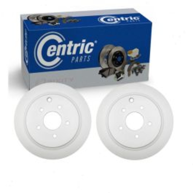 2 pc Centric GCX Rear Disc Brake Rotors for 2012-2013 INFINITI M35h