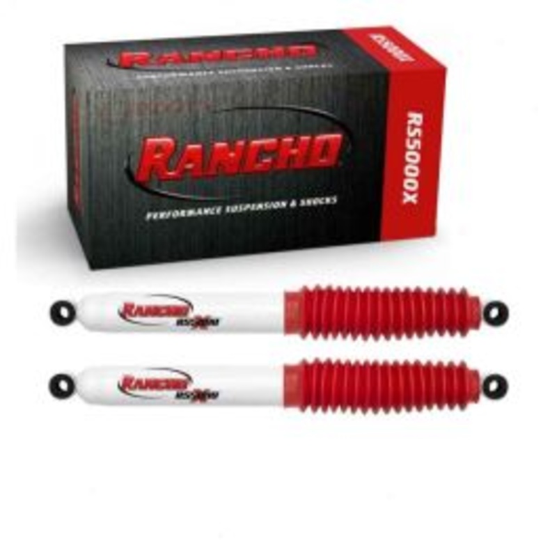 2 pc Rancho RS5000X Rear Shock Absorbers for 1975-1986 Chevrolet K5 Blazer