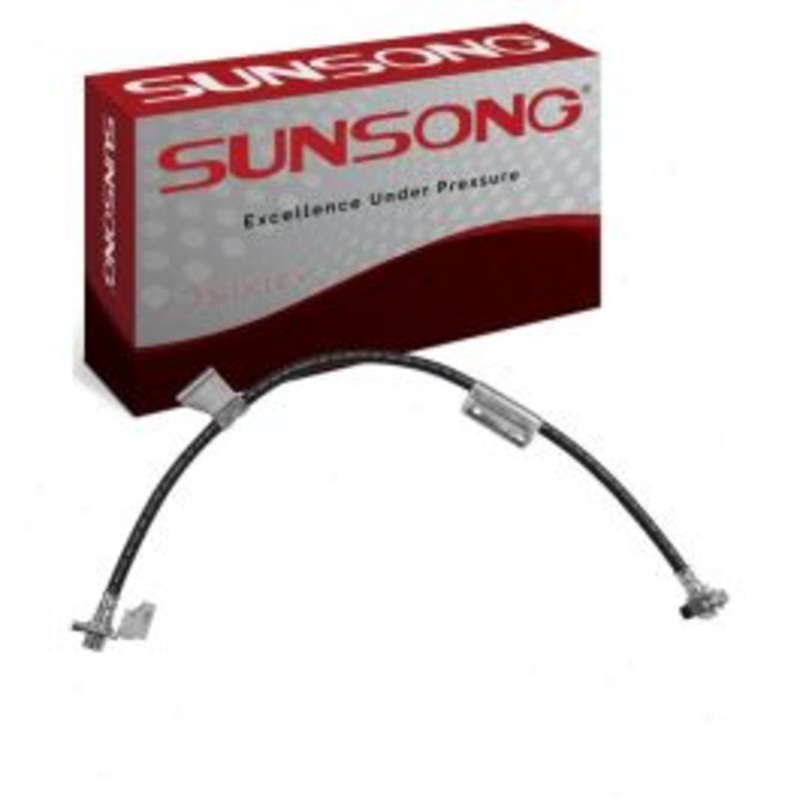 Sunsong Front Left Brake Hydraulic Hose for 2002-2006 Cadillac Escalade EXT