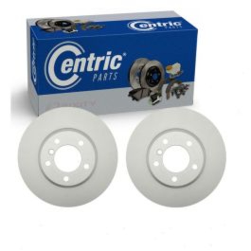 2 pc Centric GCX Front Disc Brake Rotors for 2008 BMW 535xi