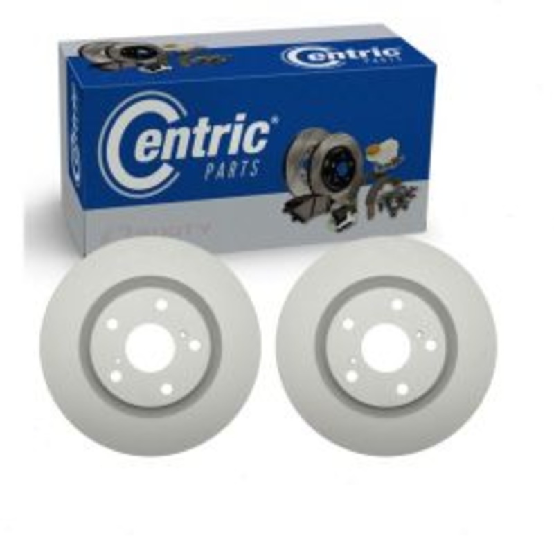 2 pc Centric GCX Front Disc Brake Rotors for 2016-2018 Toyota Mirai
