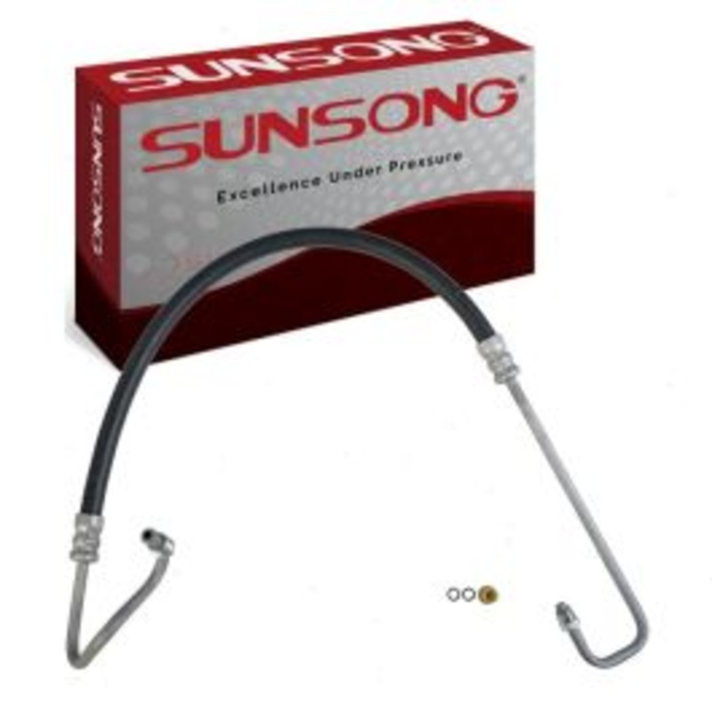 Sunsong Hydroboost To Gear Power Steering Pressure Line Hose for 2003-2012 GMC Savana 3500
