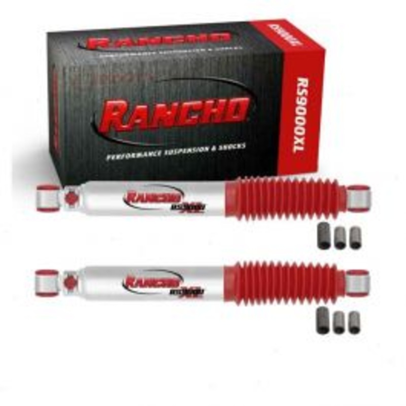 2 pc Rancho RS9000XL Rear Shock Absorbers for 2000-2004 Nissan Frontier
