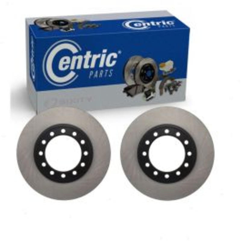 2 pc Centric Premium Front Disc Brake Rotors for 1998-2010 Chevrolet W4500 Tiltmaster