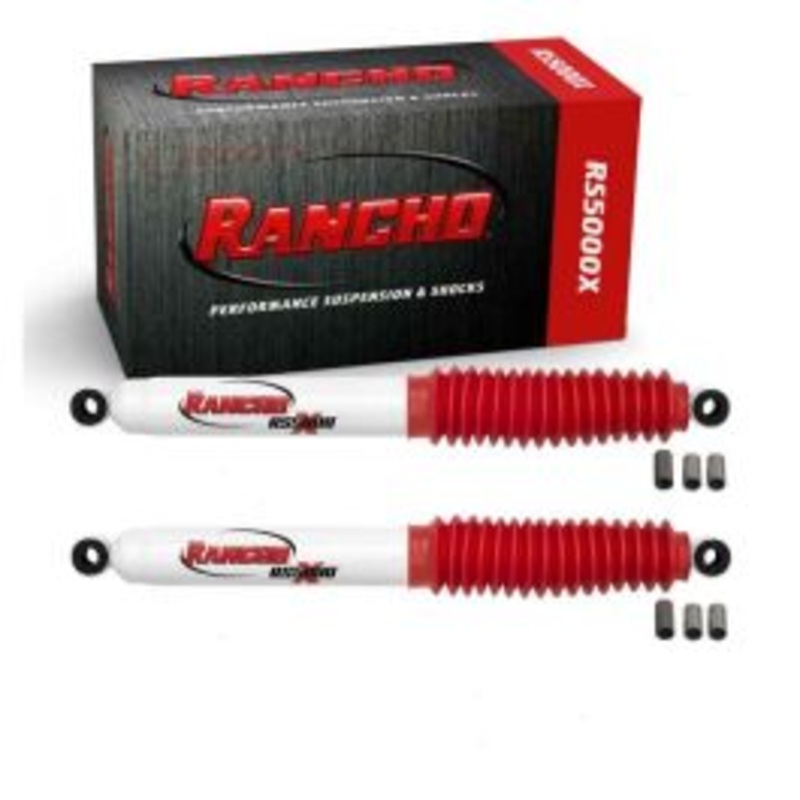 2 pc Rancho RS5000X Front Shock Absorbers for 1956-1962 Jeep Utility Wagon