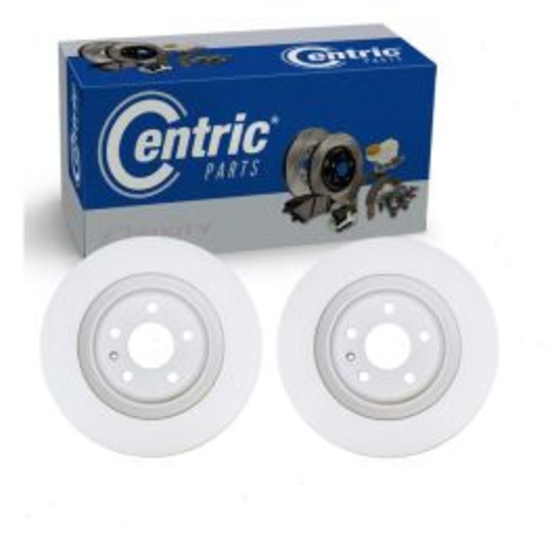2 pc Centric GCX Rear Disc Brake Rotors for 2016-2021 Audi Q7