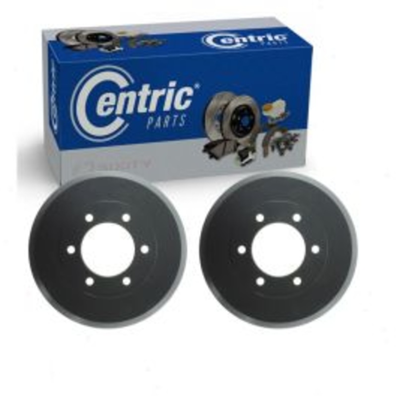2 pc Centric Premium Rear Brake Drums for 2006 Isuzu i-350