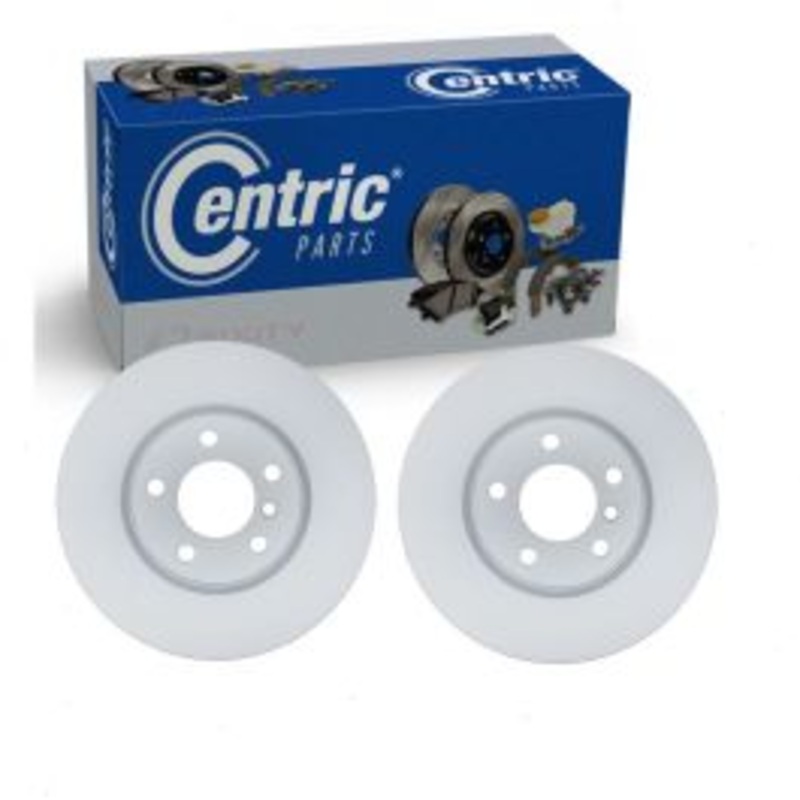 2 pc Centric GCX Front Disc Brake Rotors for 2015-2018 BMW X4