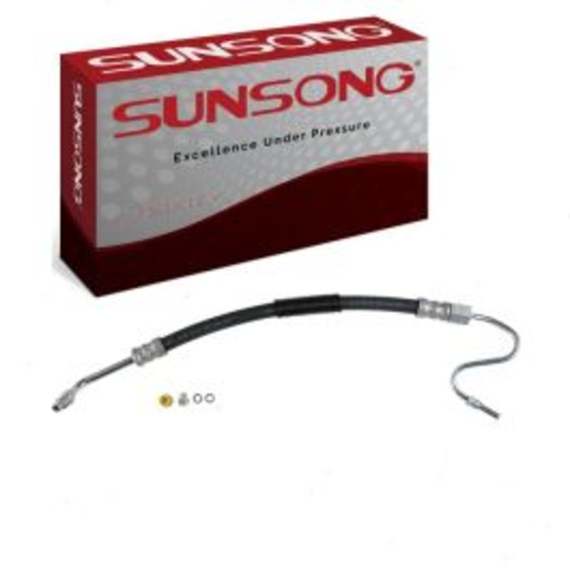 Sunsong Power Steering Pressure Line Hose for 1987-1989 Ford Bronco