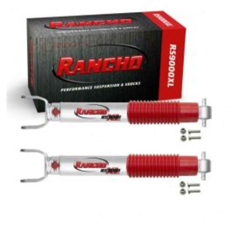 2 pc Rancho RS9000XL Front Shock Absorbers for 2011-2020 GMC Sierra 3500 HD