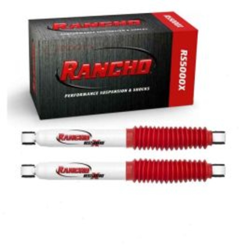 2 pc Rancho RS5000X Front Outer Shock Absorbers for 1981-1986 Chevrolet K5 Blazer