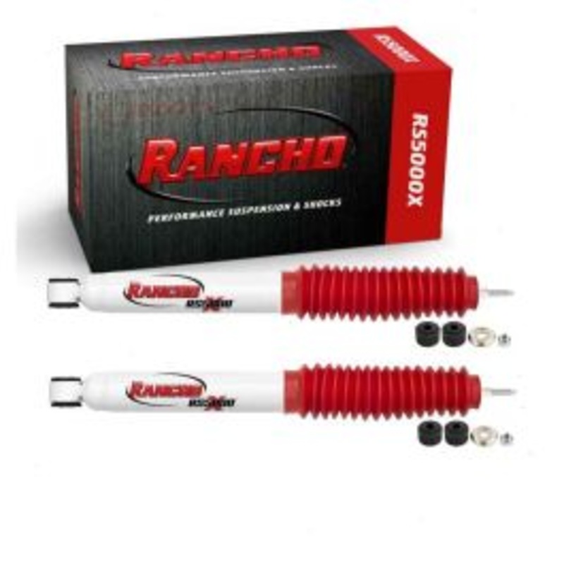 2 pc Rancho RS5000X Rear Shock Absorbers for 2014-2019 Ram 2500