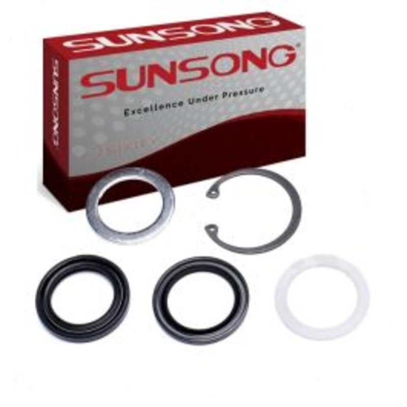 Sunsong Lower Steering Gear Pitman Shaft Seal Kit for 1988-1999 GMC K3500 6.5L V8