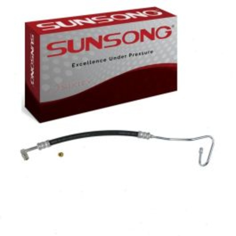 Sunsong Power Steering Pressure Line Hose for 1990-1997 Ford F-350