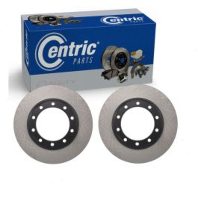 2 pc Centric Premium Front Disc Brake Rotors for 1993-2003 Blue Bird SHL TC2000