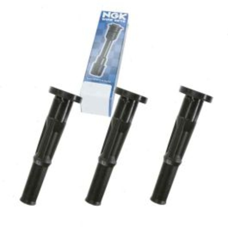 3 pc NGK Ignition Coil Boots for 1995-1998 Toyota T100 3.4L V6