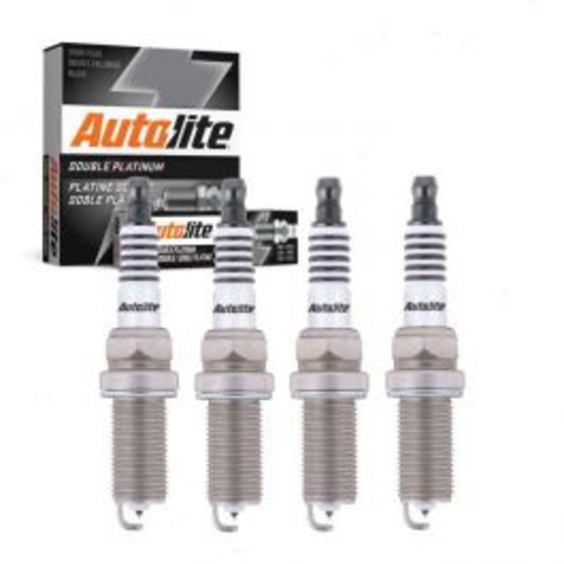 4 pc Autolite Double Platinum Spark Plug for 2010 Toyota 4Runner 2.7L L4