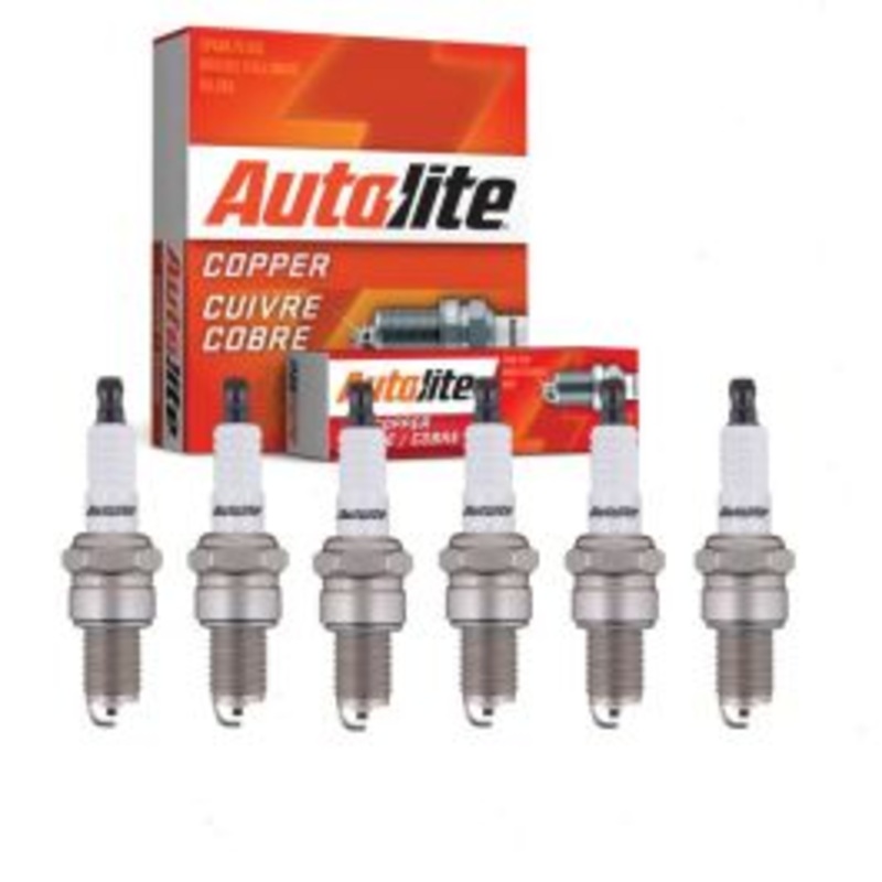 6 pc Autolite Copper Core Spark Plug for 1969-1970 International Scout 3.8L