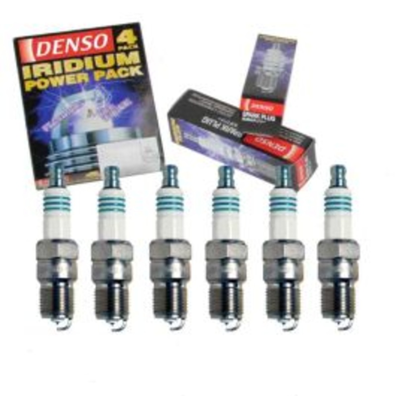 6 pc DENSO Iridium Power Spark Plugs for 2003 Ford E-150 Club Wagon