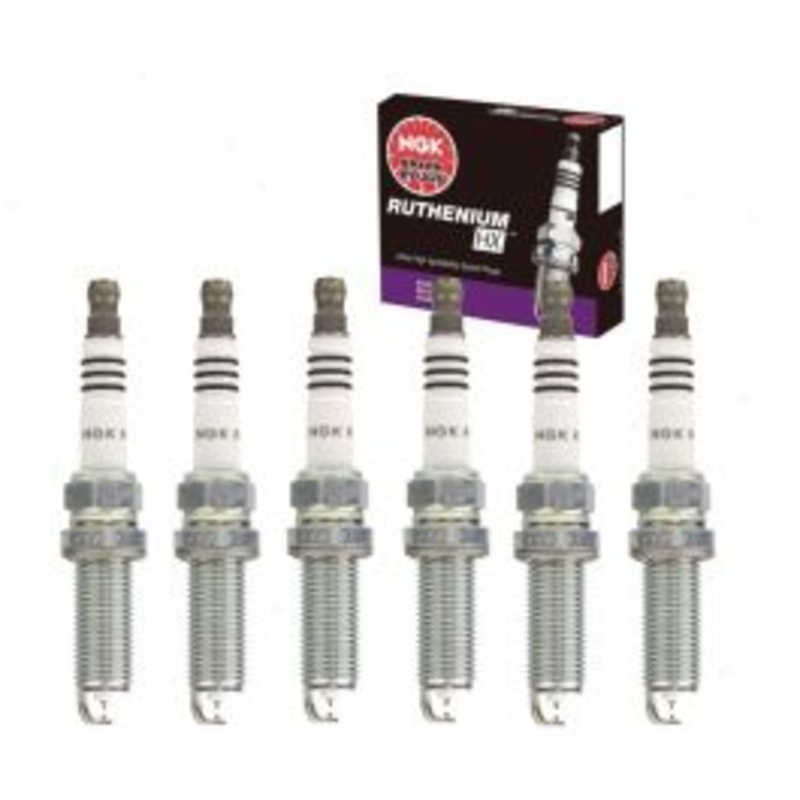 6 pc NGK Ruthenium HX Spark Plugs for 2014-2020 Infiniti QX60 3.5L V6