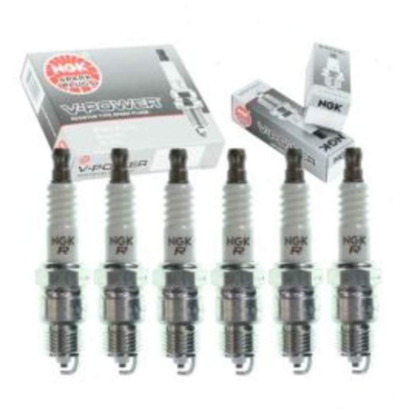 6 pc NGK V-Power Spark Plugs for 1979-1987 Buick Regal 3.8L V6