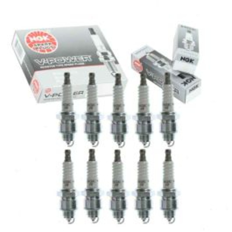 10 pc NGK V-Power 5858 XR4 Spark Plugs