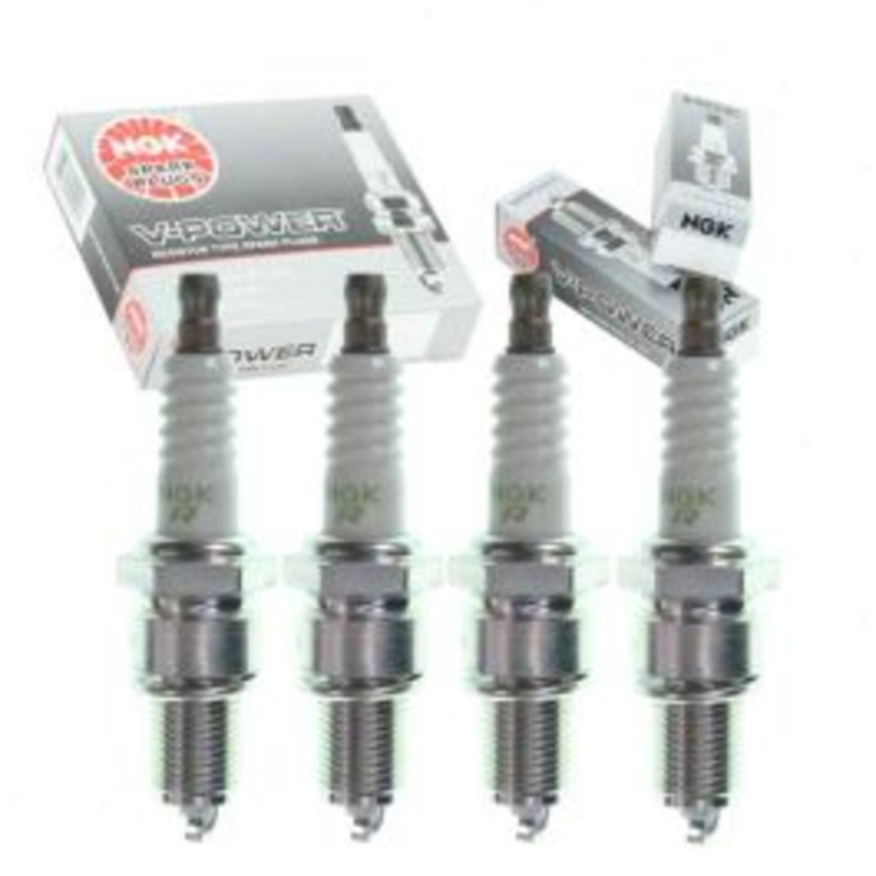 4 pc NGK V-Power Spark Plugs for 1987-1988 Nissan Sentra 1.6L L4