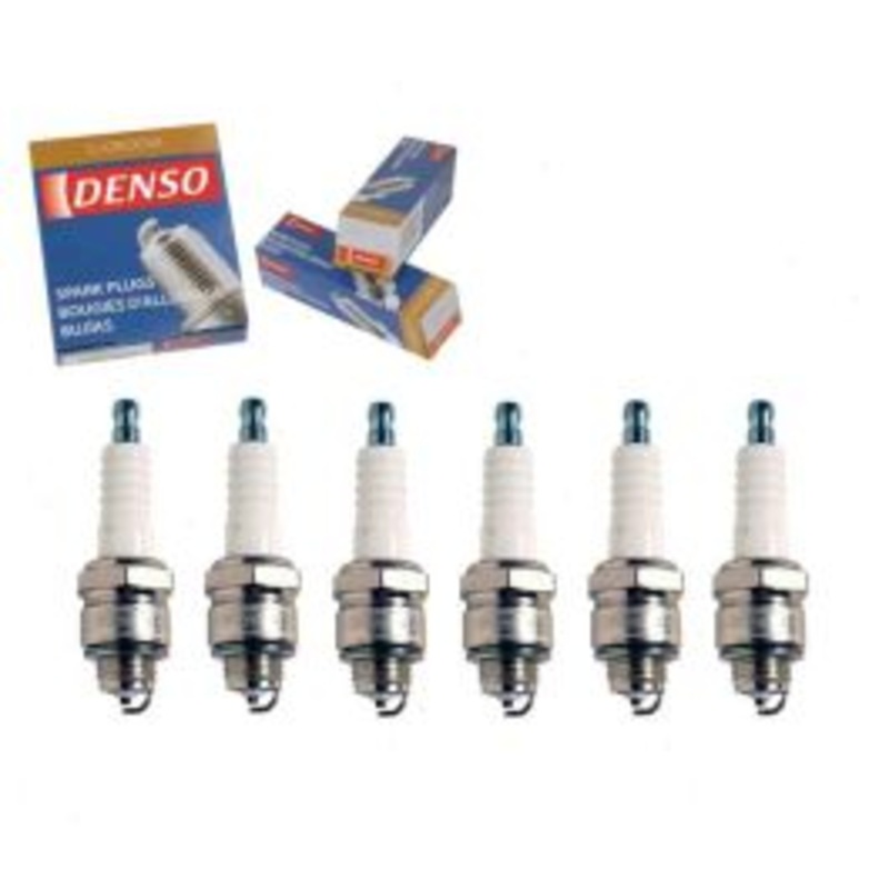 6 pc DENSO Standard U-Groove Spark Plugs for 1964-1966 Jeep FC150 3.7L L6 V6