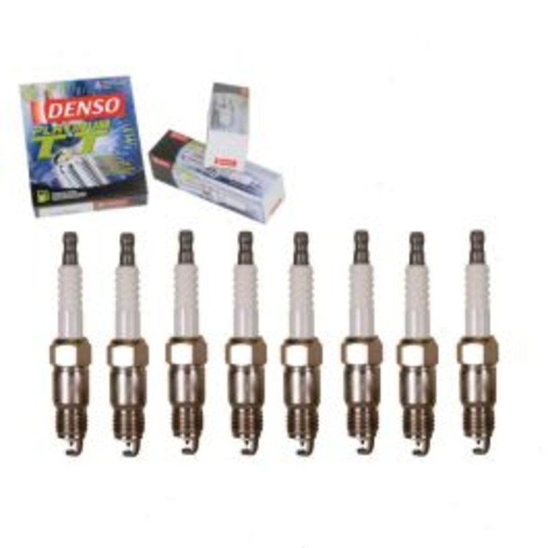 8 pc DENSO Platinum TT Spark Plugs for 1987 Dodge D100 5.9L V8