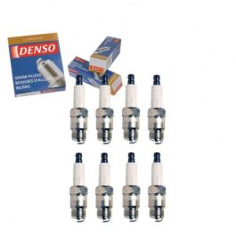 8 pc DENSO Standard U-Groove Spark Plugs for 1975-1976 GMC K25 Suburban 5.7L V8