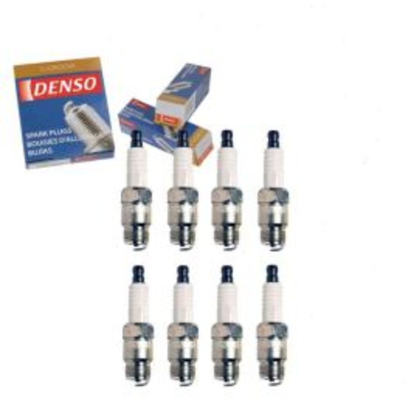 8 pc DENSO Standard U-Groove Spark Plugs for 1987-1988 Chevrolet R30 7.4L V8