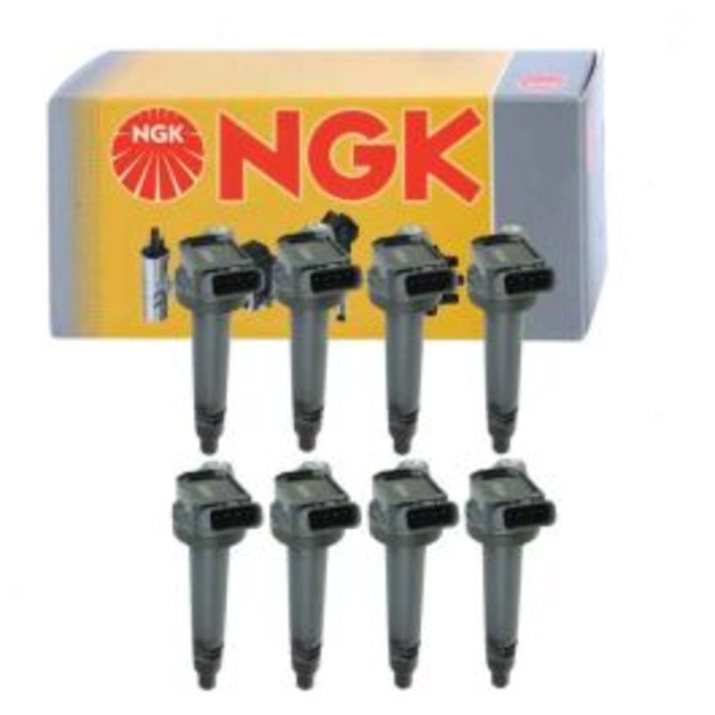 8 pc NGK Ignition Coils for 2008-2019 Lexus LX570 5.7L V8