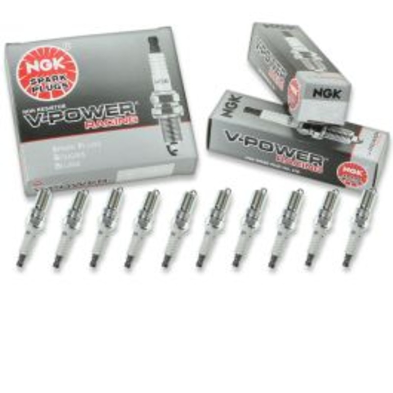 10 pc NGK V-Power Racing 7891 R5724-9 Spark Plugs