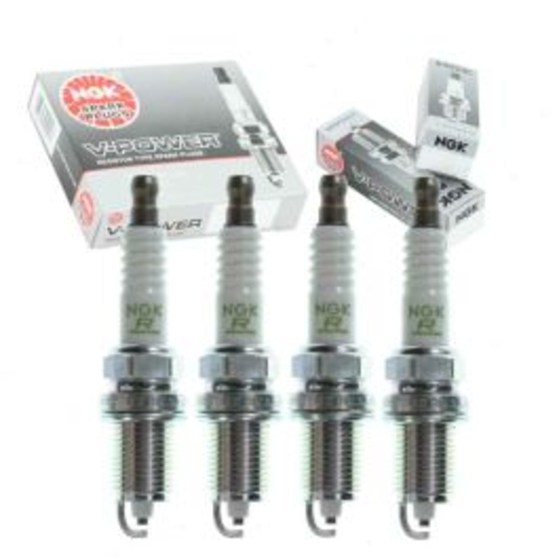 4 pc NGK V-Power Spark Plugs for 1990-1996 Honda Prelude 2.0L 2.1L 2.2L 2.3L L4