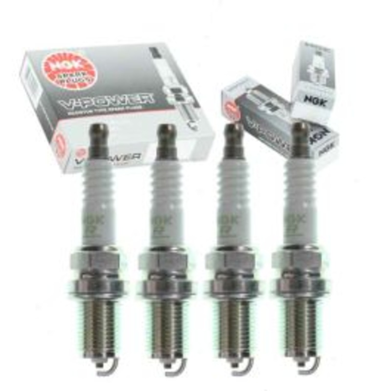 4 pc NGK V-Power Spark Plugs for 1996-2000 Plymouth Breeze 2.0L L4
