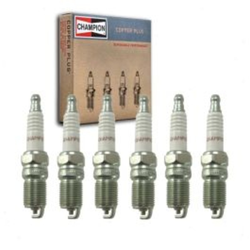 6 pc Champion Copper Plus 408 RS14YC Spark Plugs