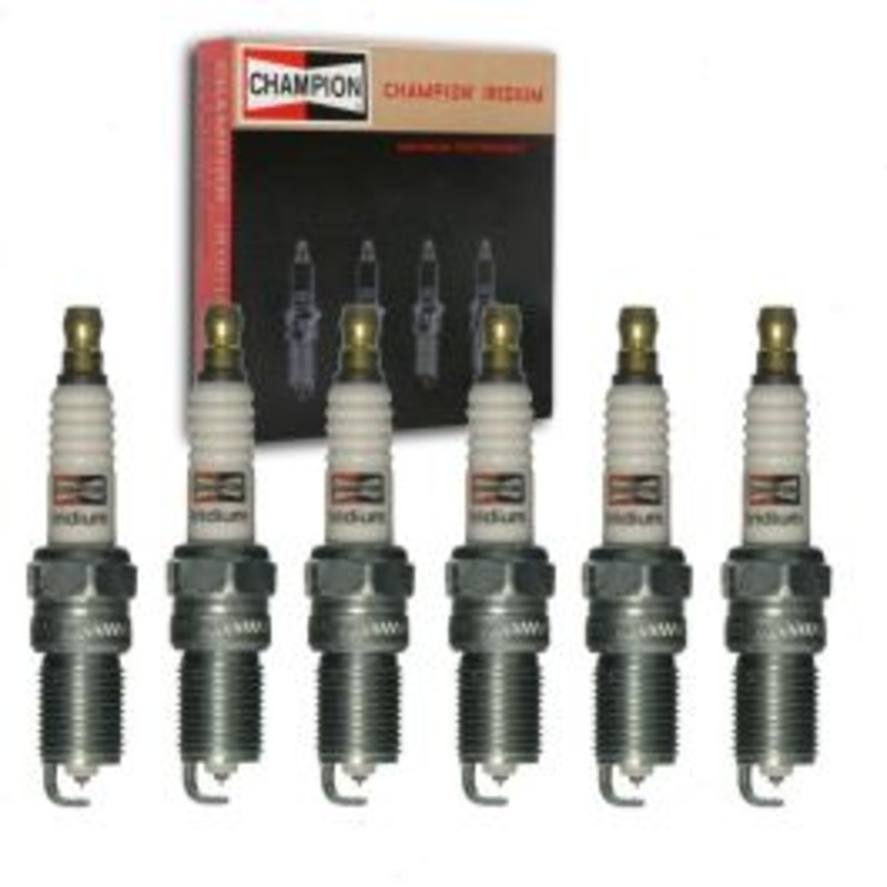 6 pc Champion Iridium Spark Plugs for 2002-2003 Workhorse FasTrack FT931 4.3L V6